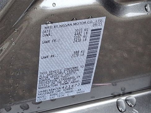 New 2025 Nissan Altima 2.5 SL image 15