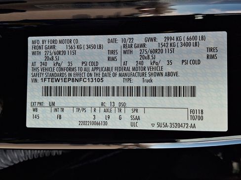 Certified 2022 Ford F150 XLT w/ Equipment Group 302A High image 26