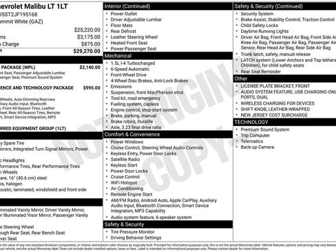 Certified 2018 Chevrolet Malibu LT w/ Leather Package FWD image 36