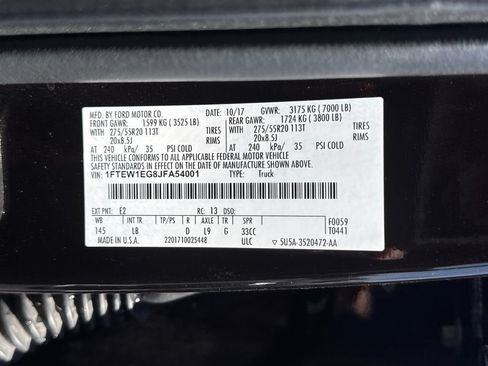 Used 2018 Ford F150 Lariat w/ Equipment Group 502A Luxury AWD/4WD image 26