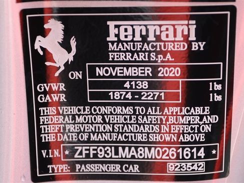 Certified 2021 Ferrari F8 Tributo image 51