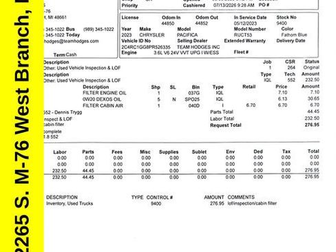 Used 2023 Chrysler Pacifica Limited FWD image 46