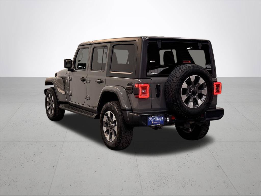 Used 2021 Jeep Wrangler Unlimited Sahara w/ Uconnect 4C Nav & Sound Group AWD/4WD image 14