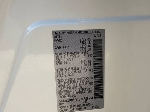 Used 2015 INFINITI QX60 AWD w/ Premium Package image 24