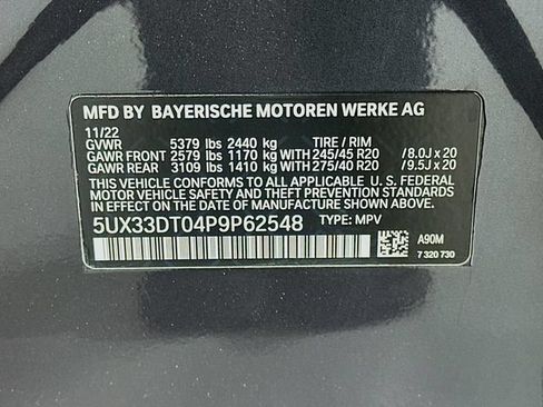 Used 2023 BMW X4 xDrive30i w/ M Sport Package AWD/4WD image 34