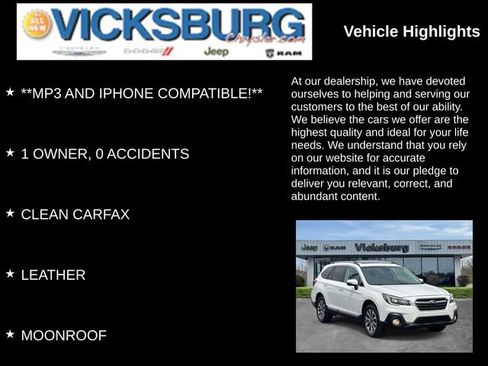 Used 2018 Subaru Outback 3.6R Touring AWD/4WD image 19