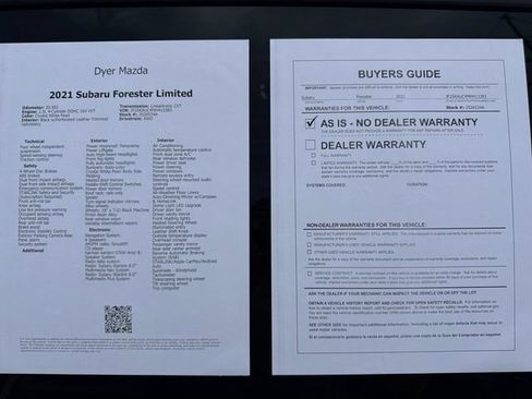 Used 2021 Subaru Forester Limited AWD/4WD image 26