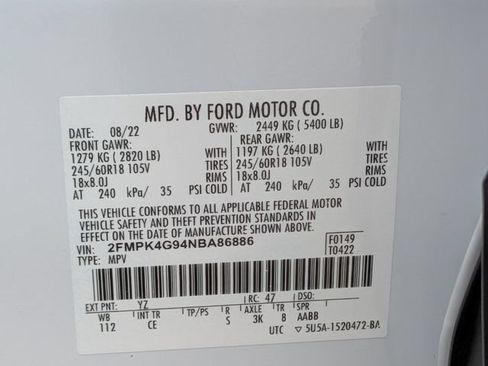 Used 2022 Ford Edge SE AWD/4WD image 30