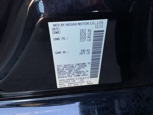 Used 2016 Nissan Altima 2.5 SL w/ Moonroof Package image 33