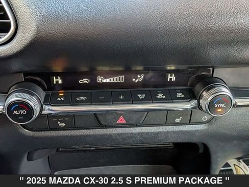 Certified 2025 MAZDA CX-30 AWD 2.5 S w/ Premium Package image 27