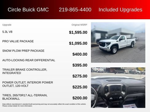 Used 2025 GMC Sierra 1500 Pro w/ Pro Value Package AWD/4WD image 3