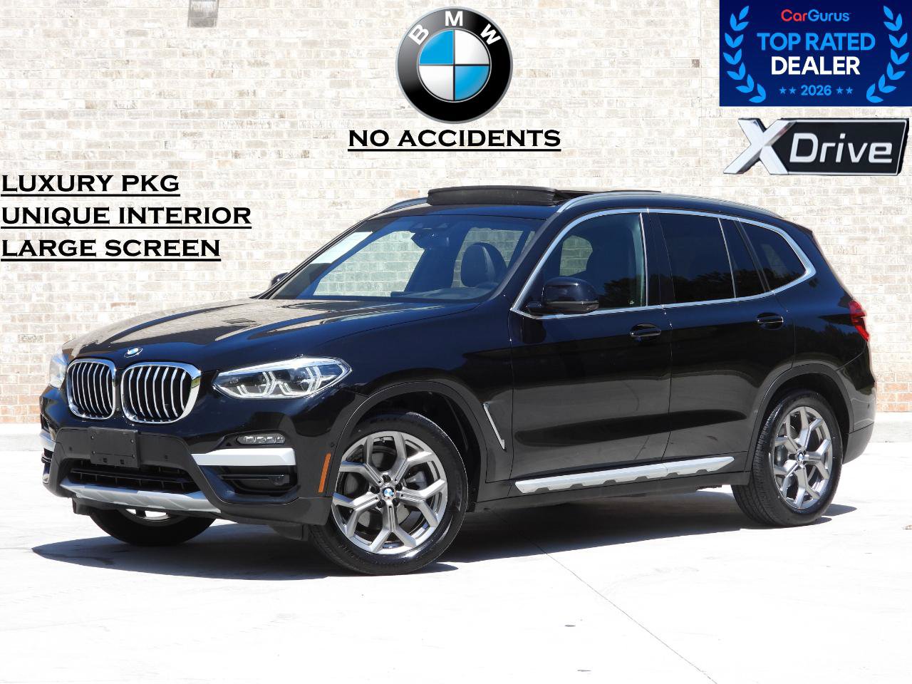 Used 2021 BMW X3 xDrive30i w/ Luxury Package w/ Executive Package AWD/4WD image 1