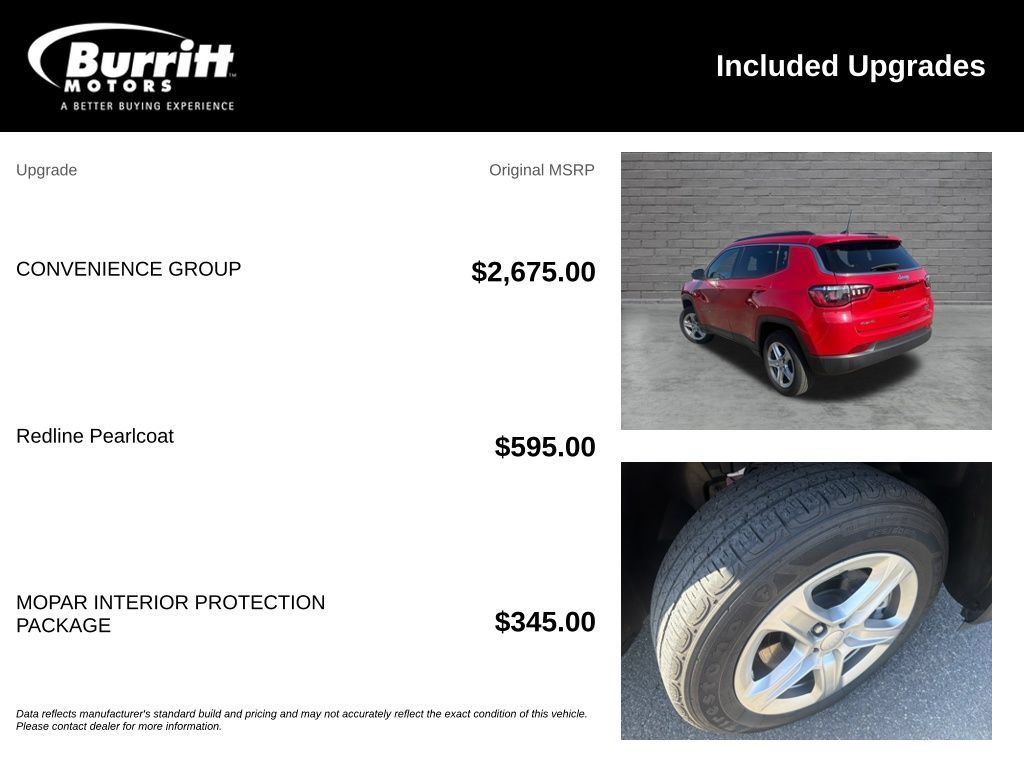 Used 2023 Jeep Compass Latitude w/ Convenience Group AWD/4WD image 3
