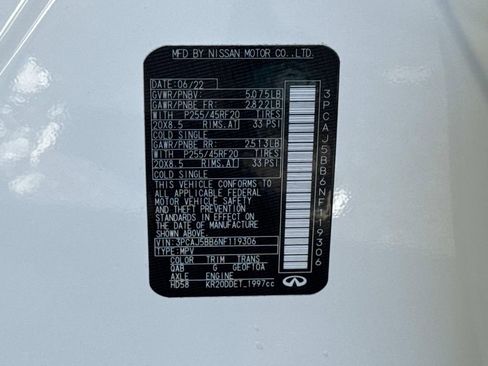 Certified 2022 INFINITI QX50 Luxe w/ Appearance Package image 30