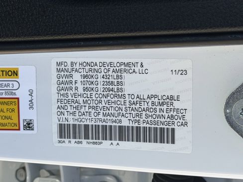 Certified 2024 Honda Accord EX image 26