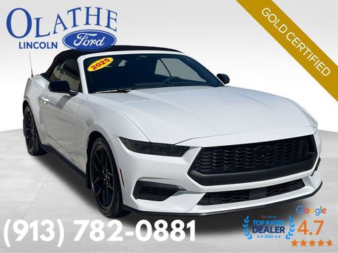Certified 2025 Ford Mustang Convertible w/ Mustang Nite Pony Package RWD image 8