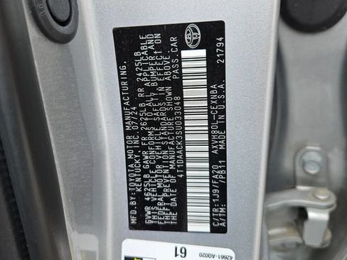 Used 2025 Toyota Camry LE FWD image 8