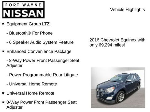 Used 2016 Chevrolet Equinox LTZ w/ Enhanced Convenience Package image 8