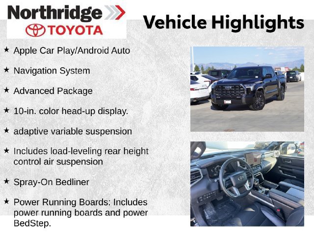 Used 2023 Toyota Tundra Platinum w/ Advanced Package AWD/4WD image 2