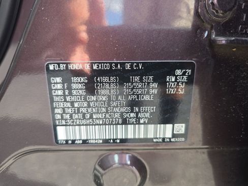 Certified 2022 Honda HR-V EX image 31