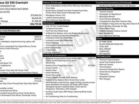 Used 2025 Lexus GX 550 image 42