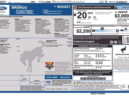 Used 2023 Ford Bronco Outer Banks AWD/4WD image 5