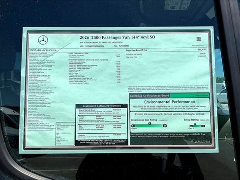New 2026 Mercedes-Benz Sprinter 2500 image 22