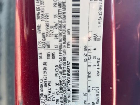 Used 2016 Ford Escape S FWD image 27