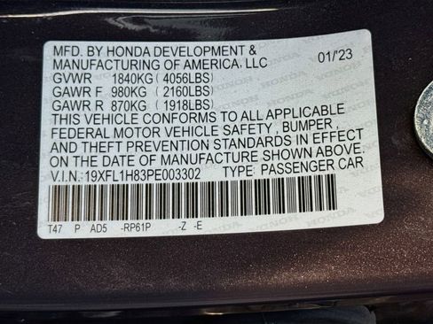 Used 2023 Honda Civic Sport Touring image 33