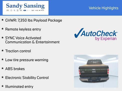 Used 2014 Ford F150 XLT w/ Equipment Group 302A Luxury image 13