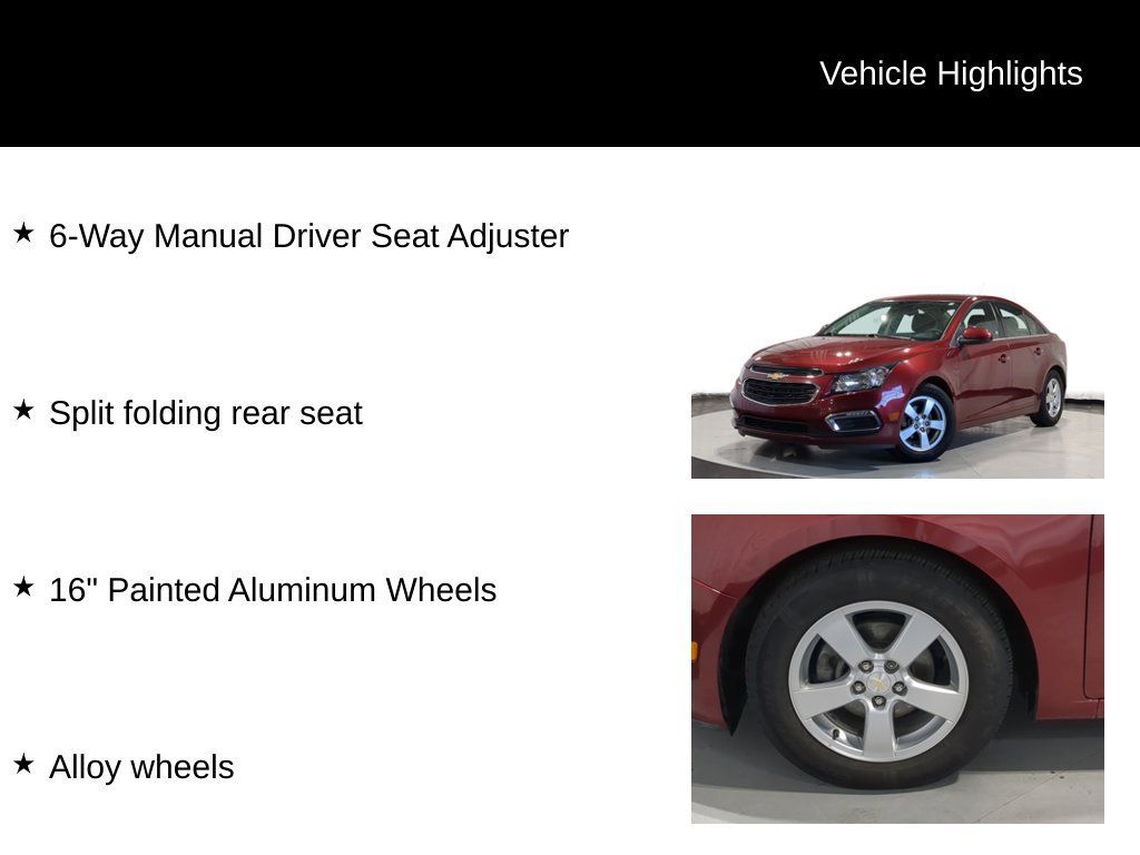 Used 2016 Chevrolet Cruze LT FWD image 13