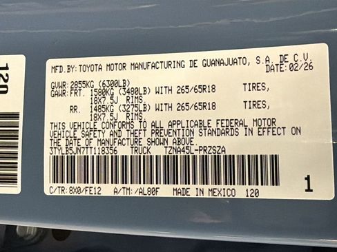 Used 2026 Toyota Tacoma TRD Sport AWD/4WD image 38