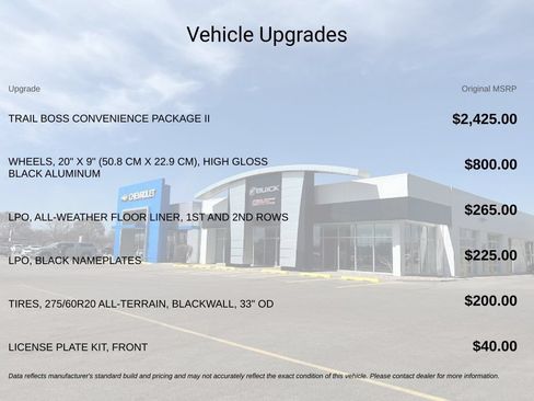 New 2026 Chevrolet Colorado Trail Boss AWD/4WD image 9