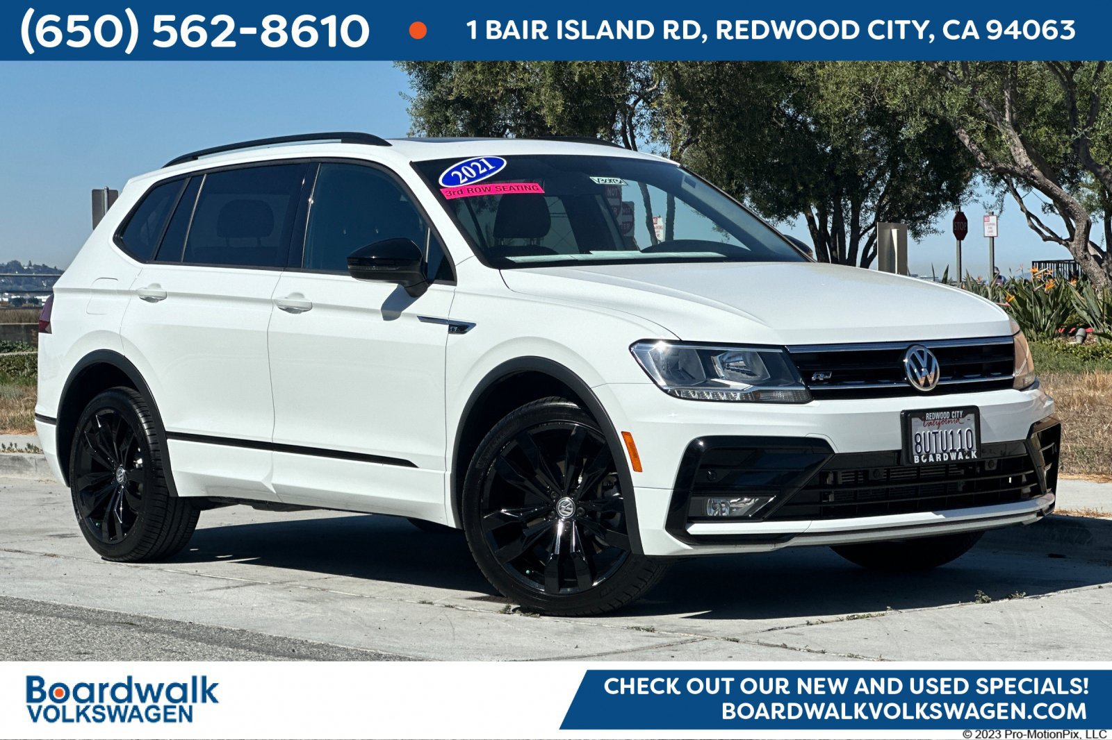 Used 2021 Volkswagen Tiguan SE R-Line w/ 3rd Row Seat Package AWD/4WD image 1