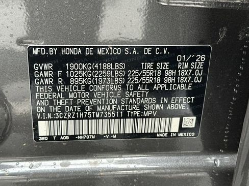 New 2026 Honda HR-V EX-L image 22