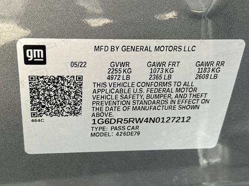 Certified 2022 Cadillac CT5 V w/ Premium Package RWD image 40