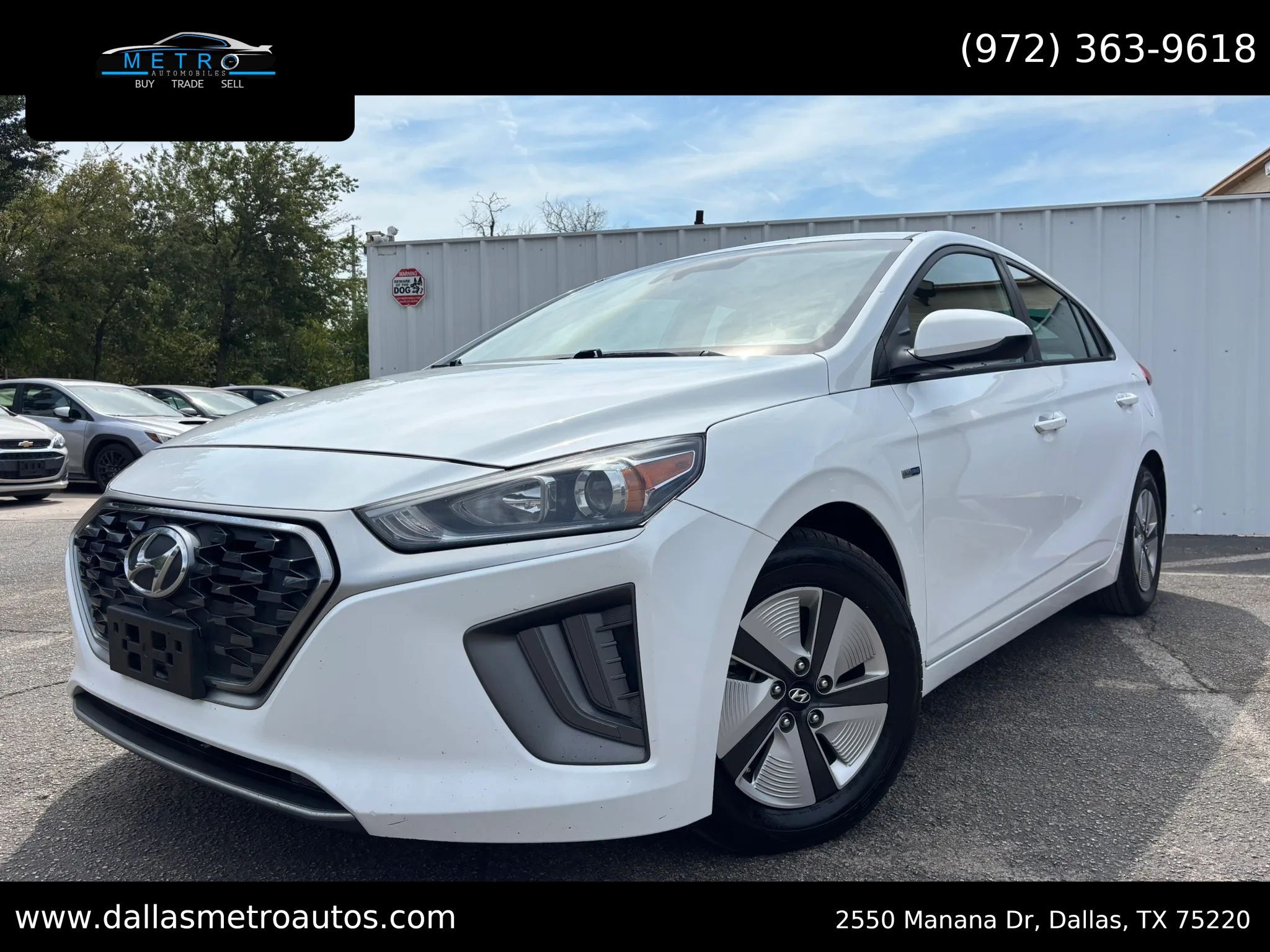 Used 2020 Hyundai Ioniq Blue FWD image 1