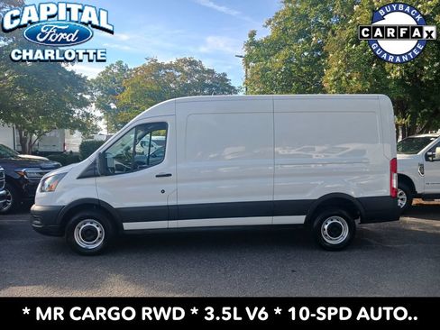 Used 2023 Ford Transit 250 Medium Roof w/ Load Area Protection Package RWD image 2