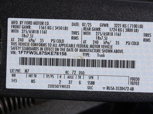 Used 2025 Ford F150 XLT w/ Equipment Group 301A Standard AWD/4WD image 39