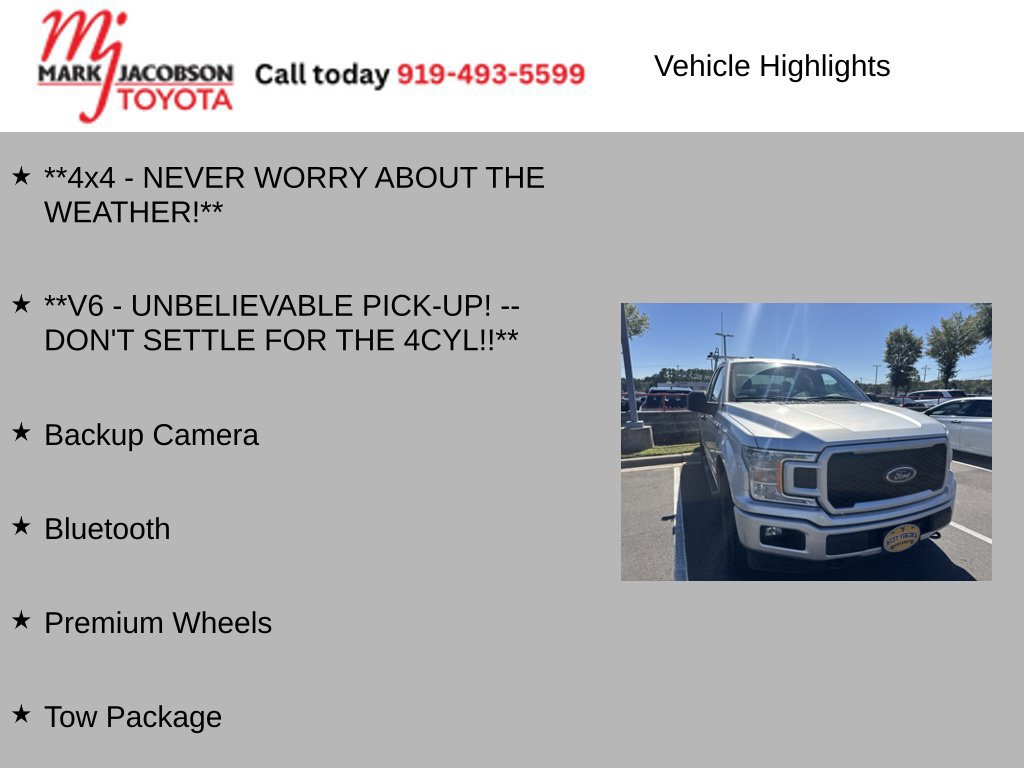 Used 2018 Ford F150 XL w/ Equipment Group 101A Mid AWD/4WD image 5