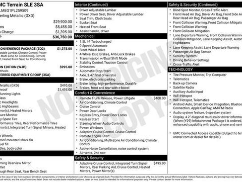 Used 2023 GMC Terrain SLE w/ Driver Convenience Package FWD image 2
