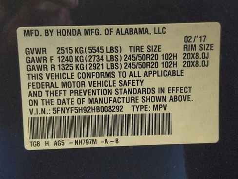 Used 2017 Honda Pilot Touring image 33