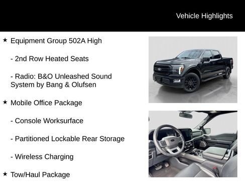 Used 2024 Ford F150 Lariat w/ Equipment Group 502A High AWD/4WD image 16