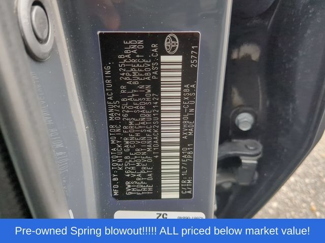 Used 2025 Toyota Camry SE FWD image 48