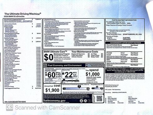 Used 2026 BMW X5 xDrive50e image 29