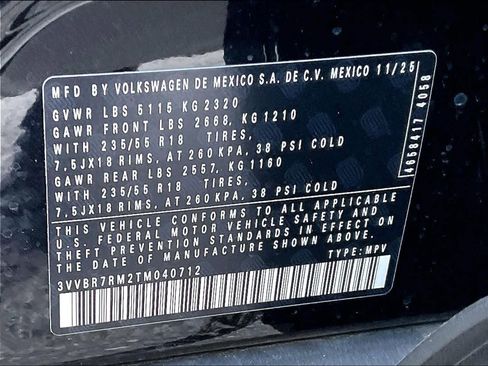 New 2026 Volkswagen Tiguan S image 17