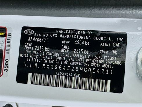 Used 2021 Kia K5 GT-Line w/ GT-Line FWD Premium Package image 35