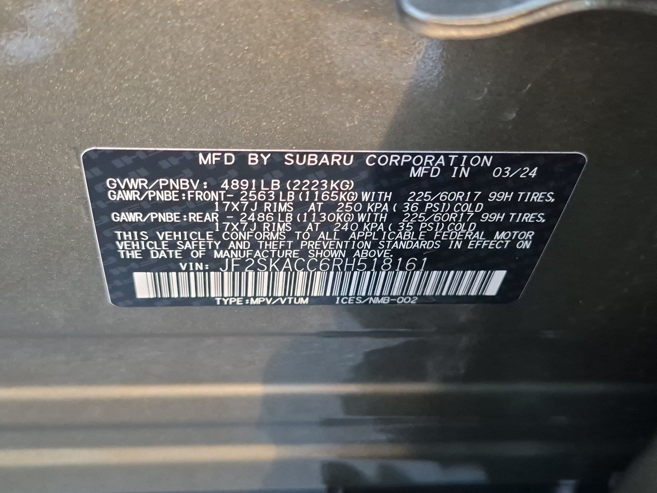 Used 2024 Subaru Forester Premium w/ Convenience Package AWD/4WD image 37