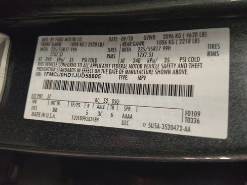 Used 2018 Ford Escape SEL FWD image 33