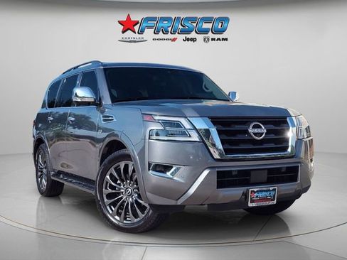 Used 2022 Nissan Armada Platinum w/ Captain's Chairs Package RWD image 1